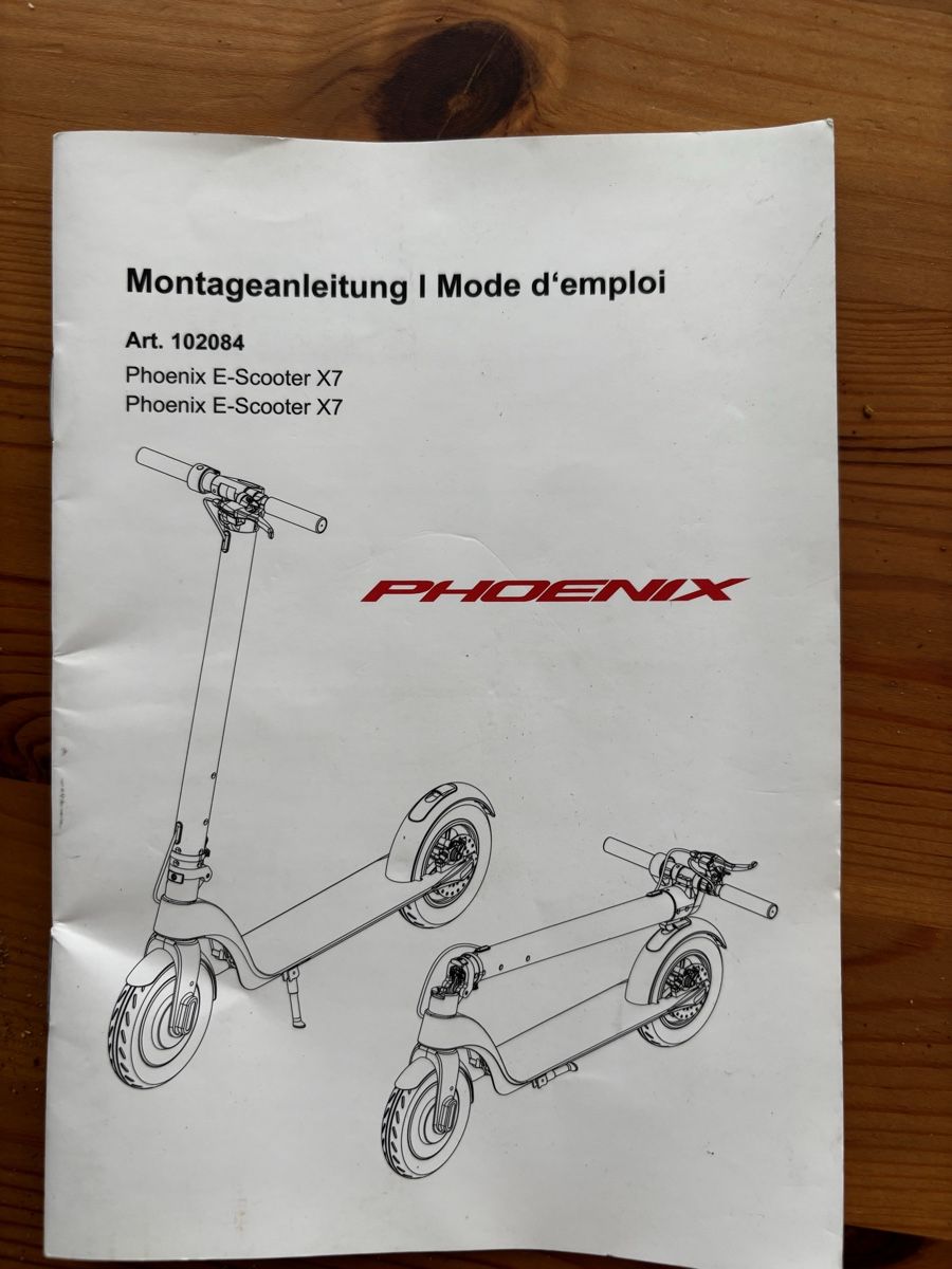 Scooter: Phoenix Elektroroller schwarz  – Usato da Gossau SG venduto da jakob5.342 4