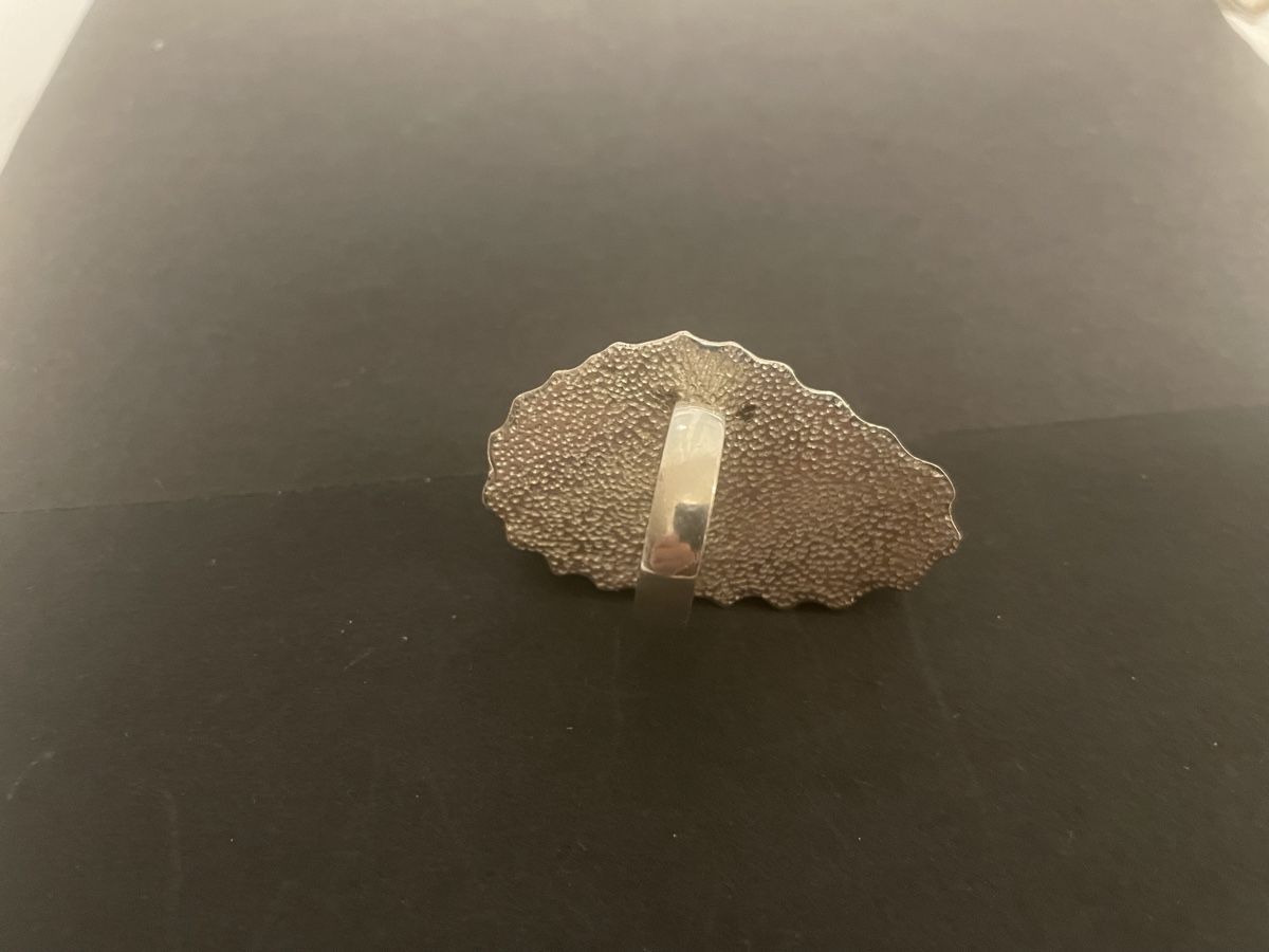 Anelli: 56-Ring (?) mit grossem grünen Stein – Usato da Meierskappel venduto da Hala03 5