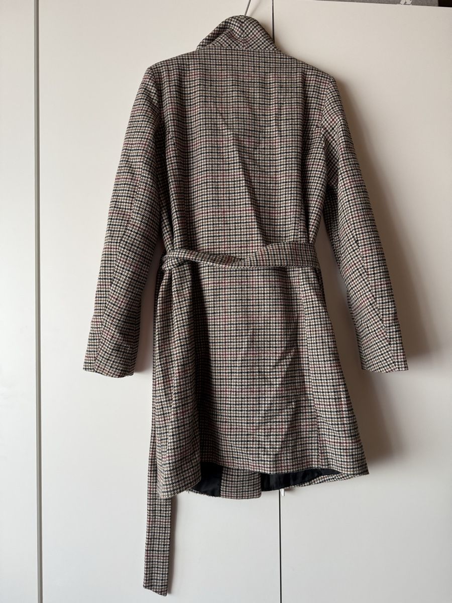 Vero Moda Cappotti: Moderner Mantel im Hahnentrittmuster, Grösse S – Usato da Seedorf BE venduto da the_wd2t 3