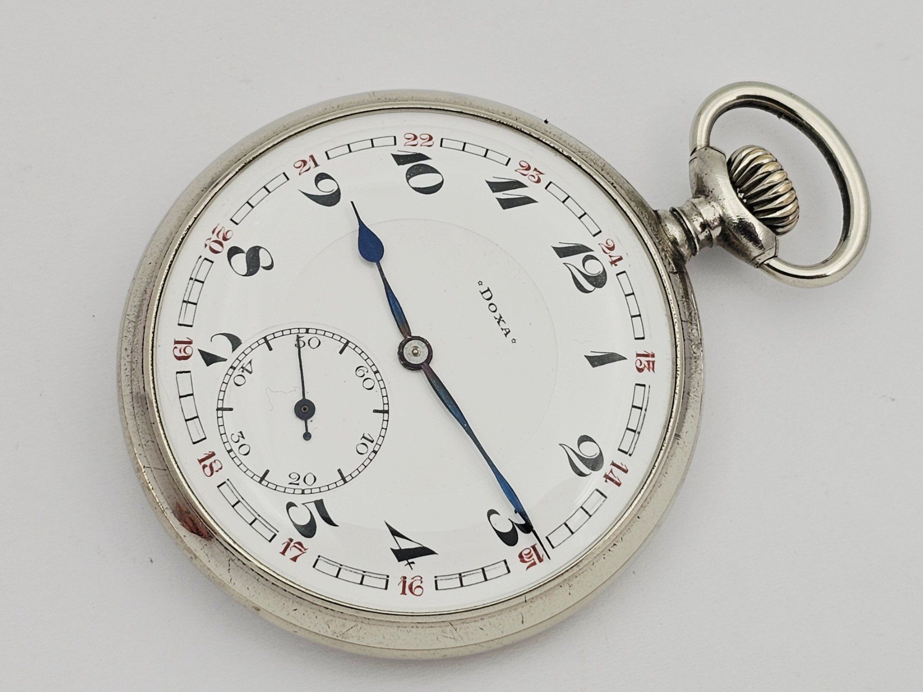Doxa Orologi: Doxa Taschenuhr Handaufzug – Usato da Bassersdorf venduto da AnkerWatch