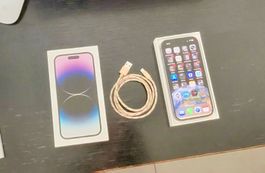iPhone 14 Pro 256GB Deep Purple - 76% Akku, OVP, mit Kameras