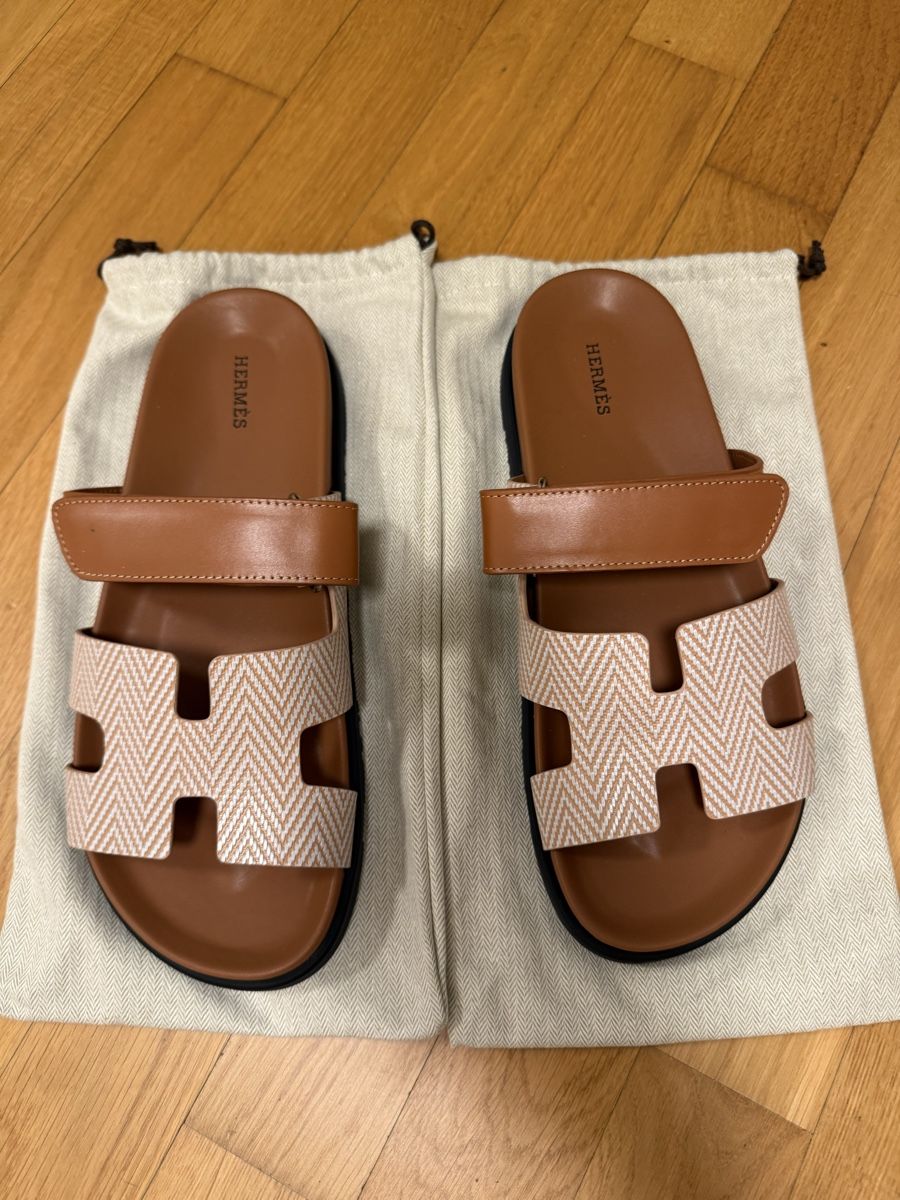 Hermès Herrenschuhe: Hermes Chypre Sandalen Leder – Neu und originalverpackt aus Tann von DicianniLe 1