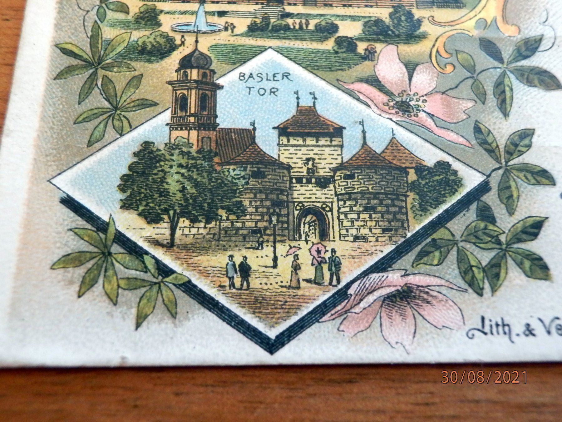 Cartoline postali: Litho. Gruss aus Solothurn, Osten 1998 – Usato da Ueberstorf venduto da dinbau 4