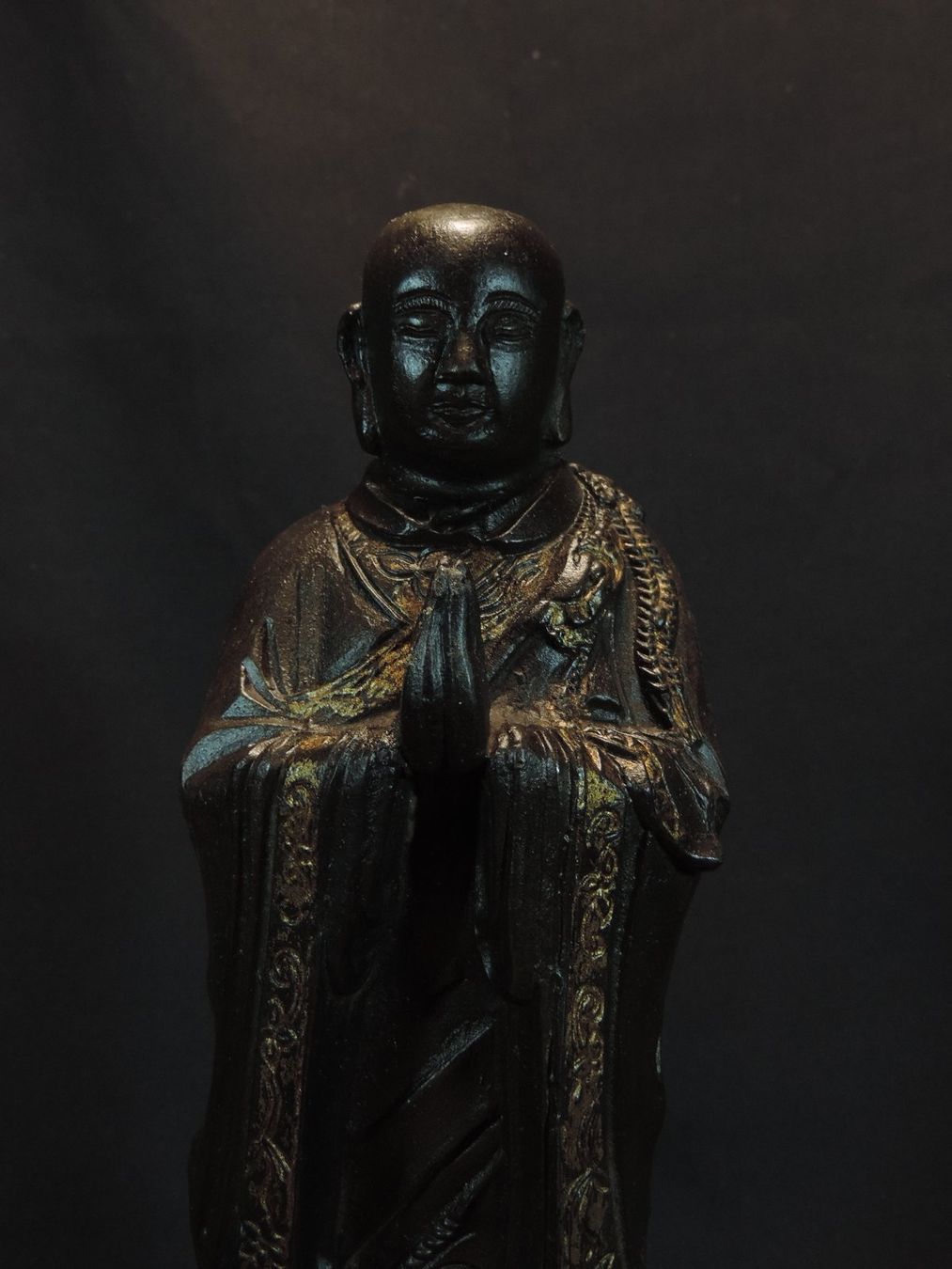 Sculture & Statue: Buddhistische Mönchsfigur Metall, Eisenguss – Usato da Duggingen venduto da roterbambus 5