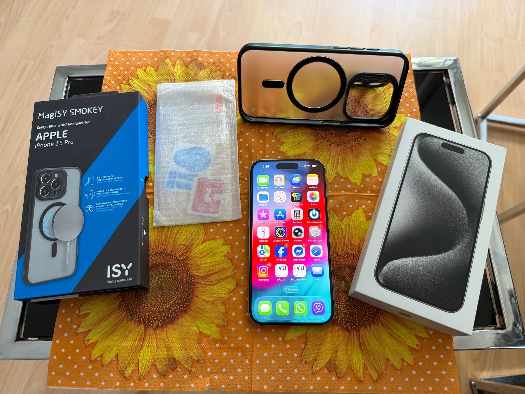 Apple Handys / Smartphones: Apple iphone 15 pro 256gb 100% Batteriekapazität – Gebraucht aus St. Gallen von babinos01 1