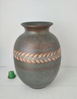Grosse Vintage FRICK Keramik Vase handbemalt
