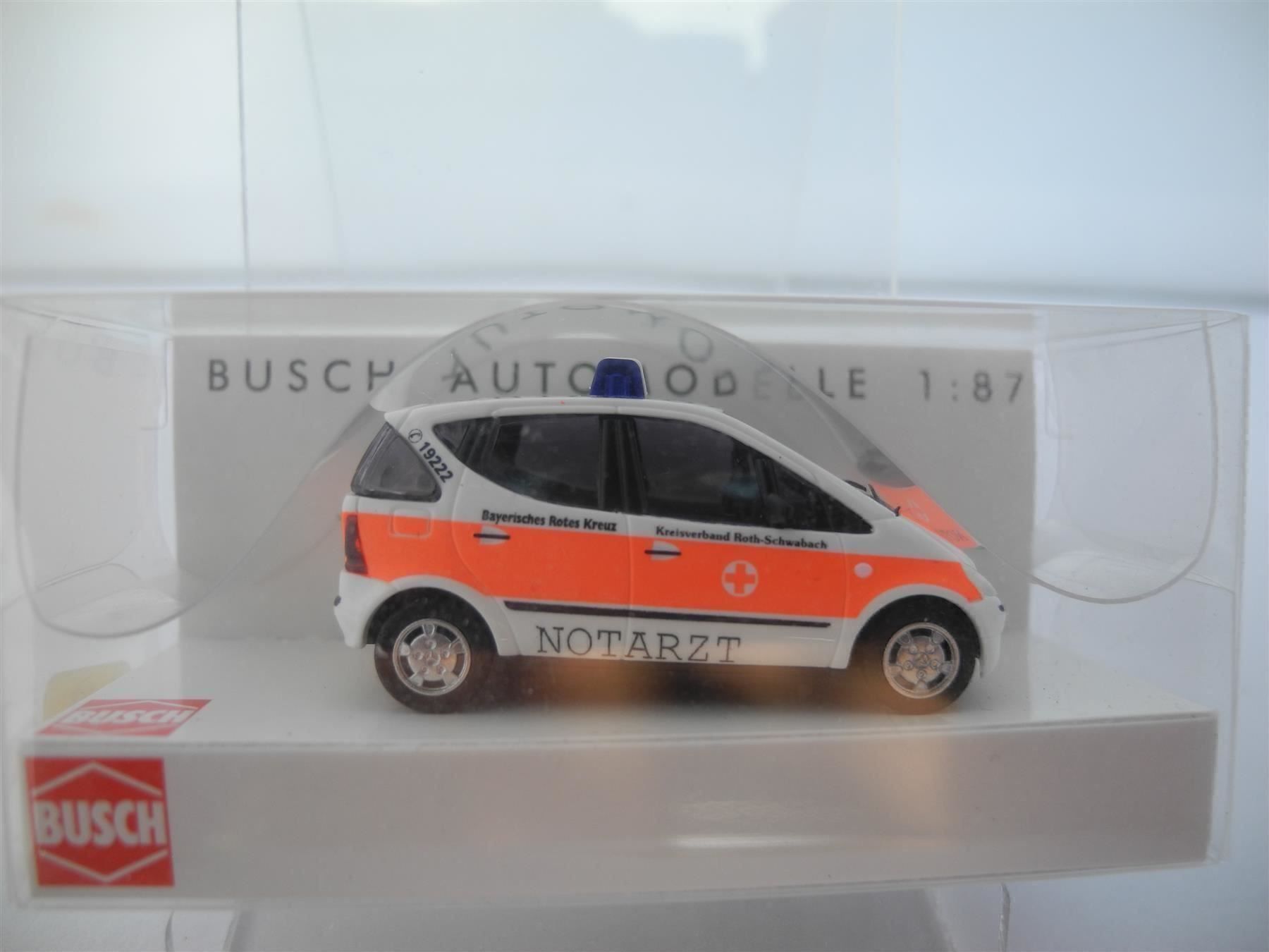 Busch Modellini d'auto: Busch 48611 Mercedes "BRK", Nr. t24 – Nuovo e nell'imballaggio originale da Kottwil venduto da Crazyrolf 1