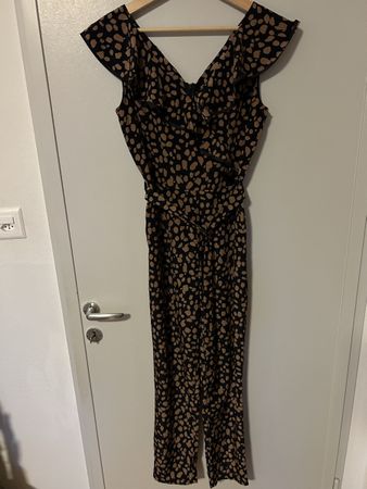 Eleganter Jumpsuit mit Animal-Print 🤎🖤