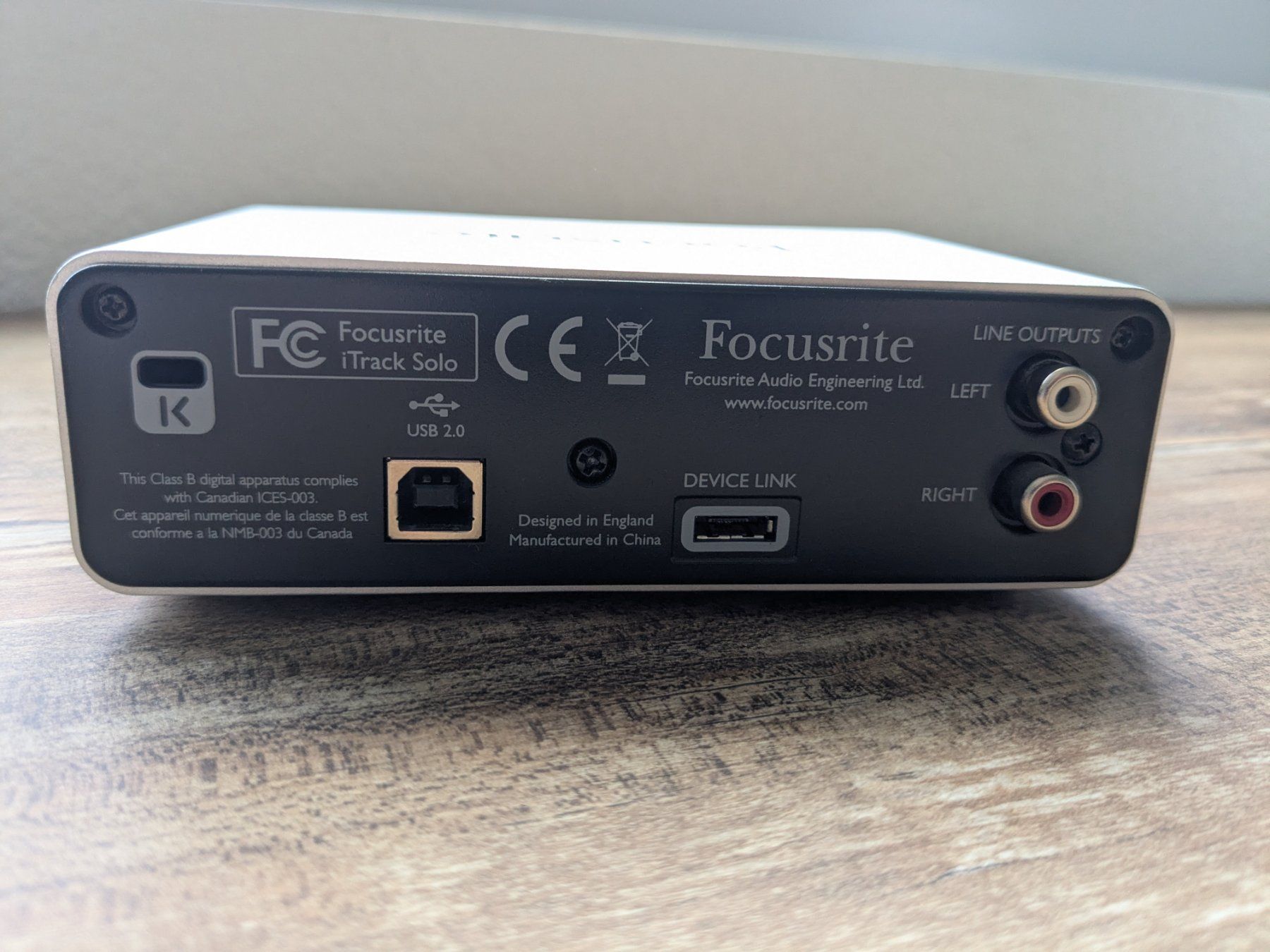 Focusrite Attrezzatura per studi di registrazione: Focusrite iTrack Solo Audio Interface USB – Usato da Gockhausen venduto da Dom_kp7z 2