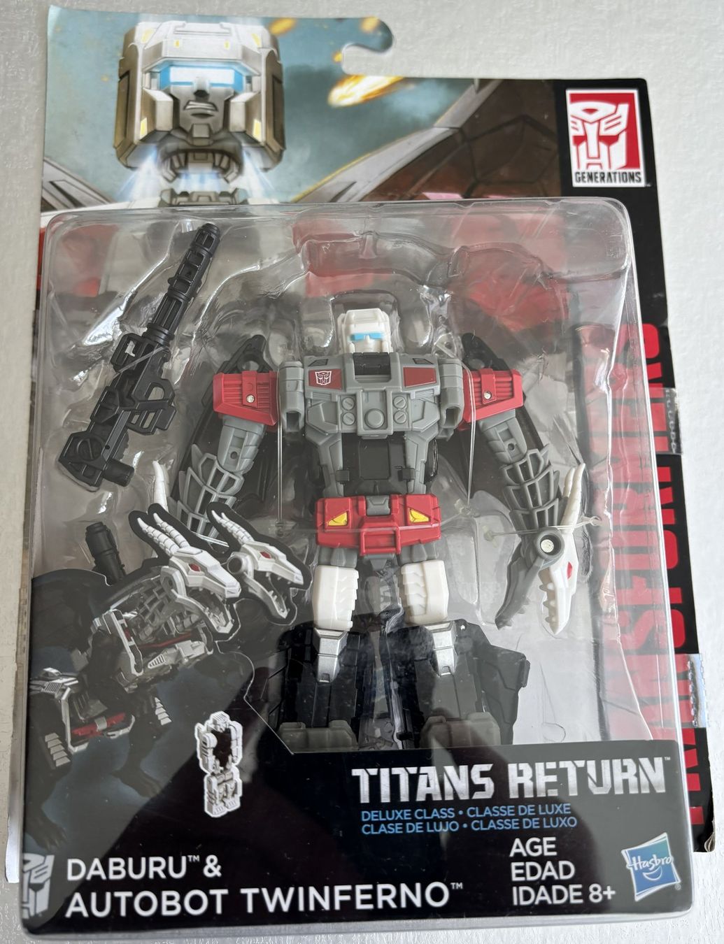 Hasbro Statuette: Transformers Titans Return Twinferno (Deluxe Class) – Nuovo e nell'imballaggio originale da Founex venduto da spf_b7sg