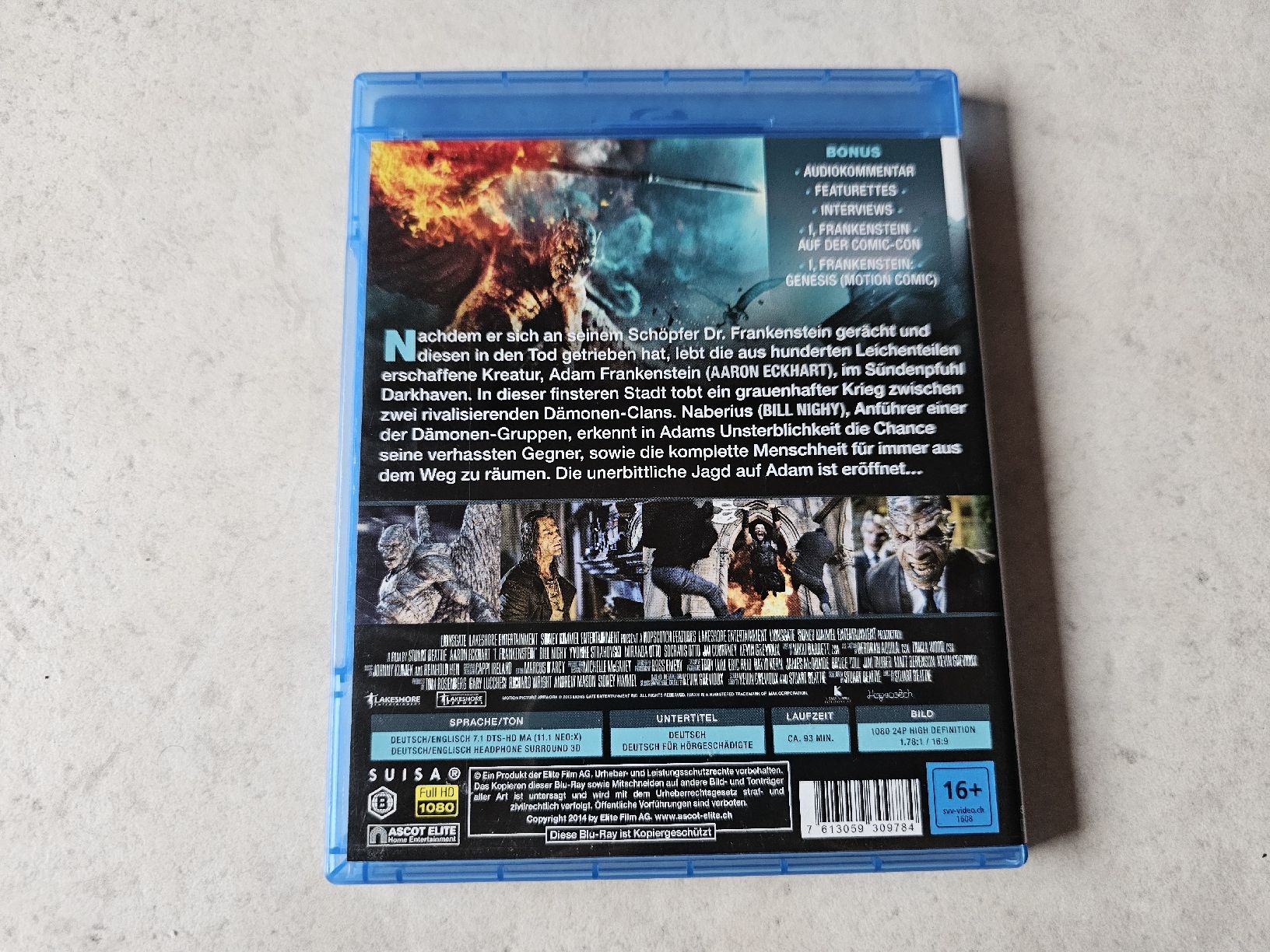 Tutti i DVDs: I, Frankenstein  /  Bluray  (Aaron Eckhart) – Usato da Schneisingen venduto da backstore24 1