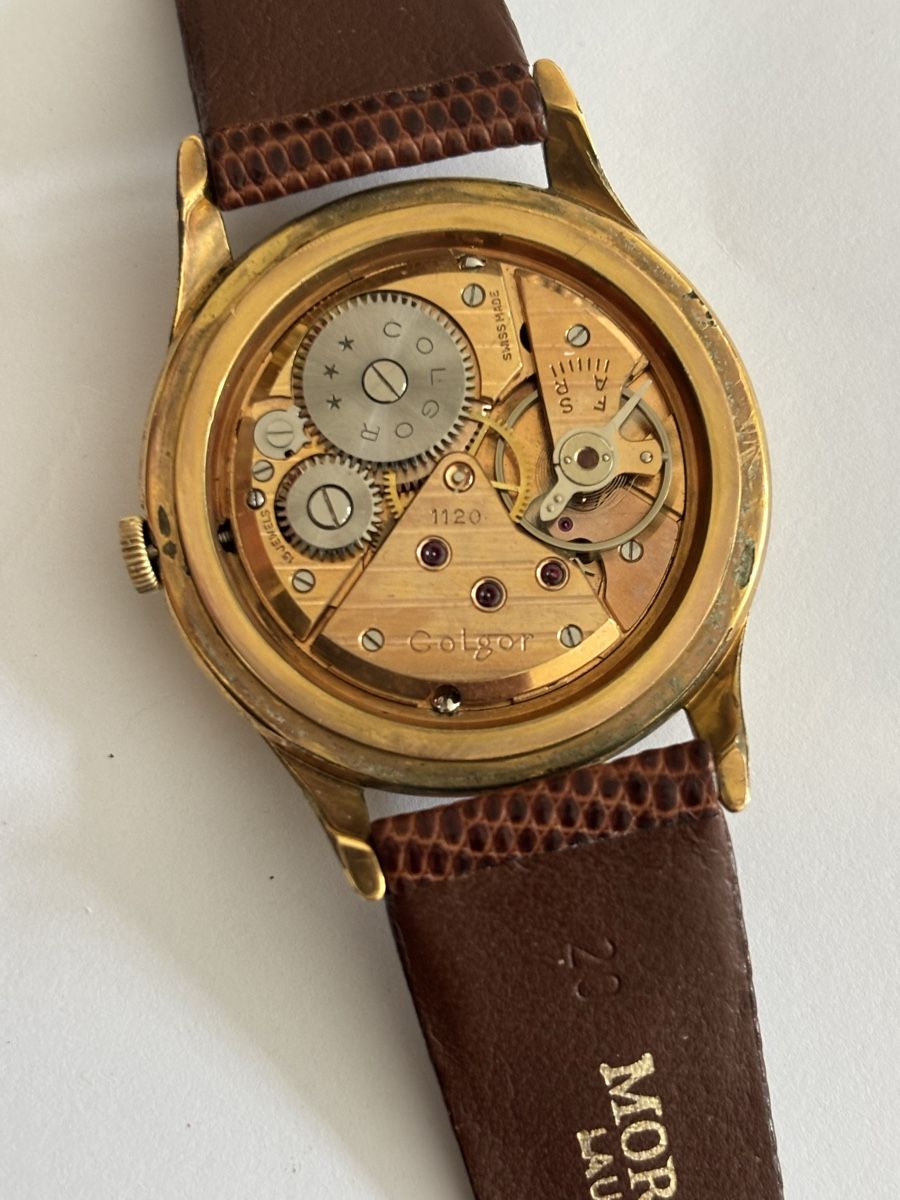 Swiss Orologi: Montre Colgor vintage, plaqué or – Usato da Buttes venduto da ButtA15 4
