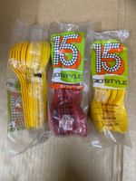 45 Stk. Plastik Löffel (30 Stk. gelb und 15 Stk. rot)