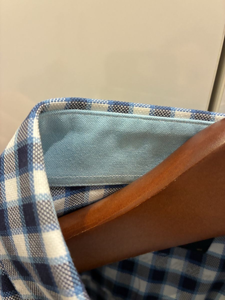Paul & Shark Camicie: Blue and white checkered shirt – Usato da Rüschlikon venduto da ant_5v7g 5