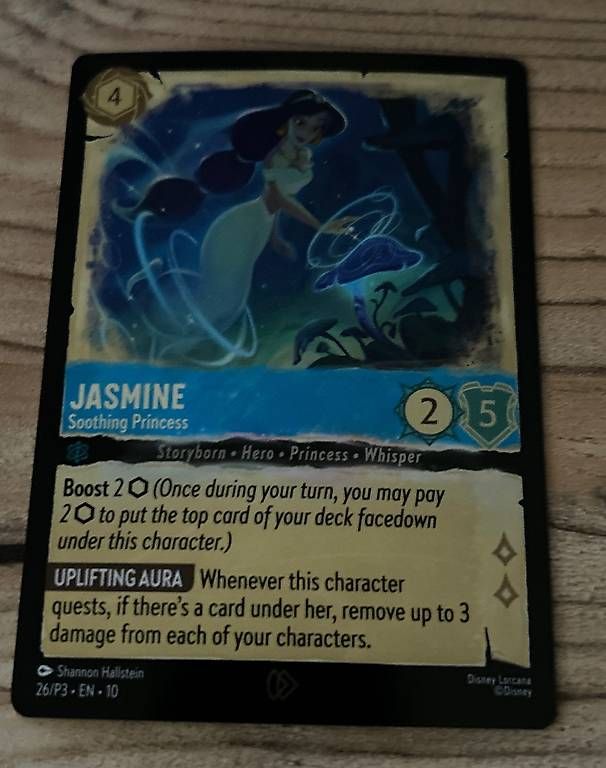 Sammelbilder & Trading cards: Carte Lorcana promo Jasmine  – Gebraucht aus Meyrin von ton_p9fm 1