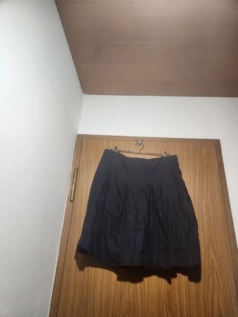 Jupe noire COS T42 coton/soie 