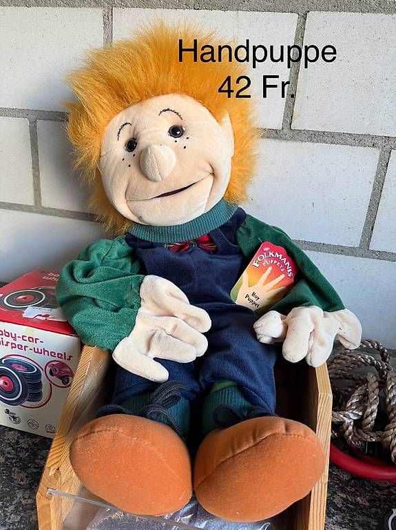 Bambole: Folkmanis Handpuppe Mädchen NEU! – Nuovo e nell'imballaggio originale da Wasterkingen venduto da GrhAli