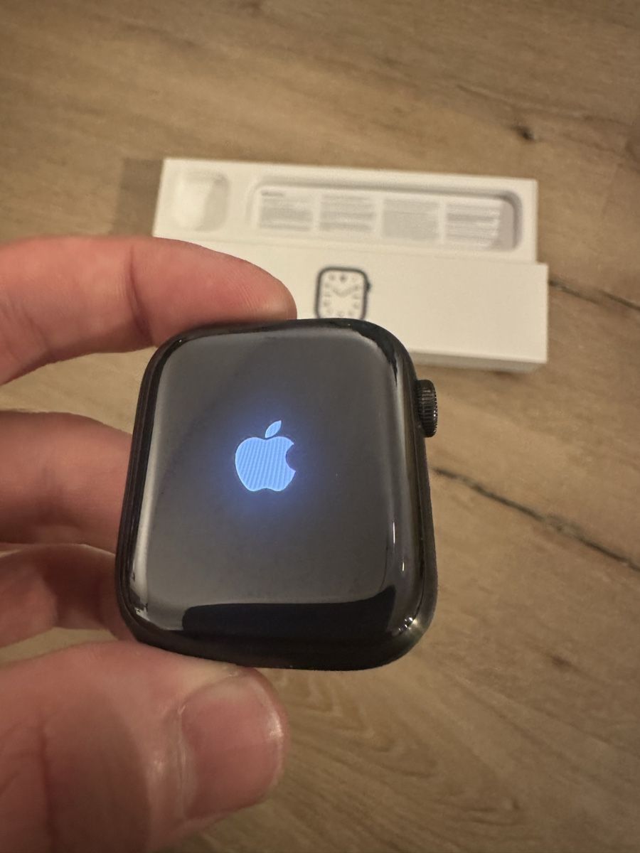 Apple Smartwatch: Apple Watch Series 7, 45mm, Titangehäuse, GPS+Cellular – Usato da Zetzwil venduto da severin_h