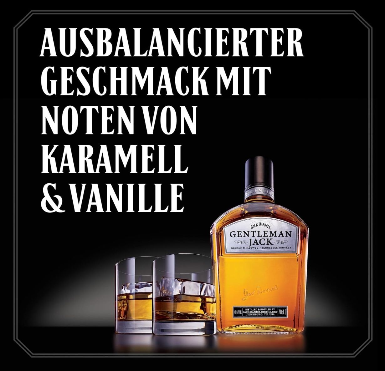 Jack Daniels Spirituosen: Jack Daniel's Tennessee Whiskey Gentleman Jack Double Mellow – Neu und originalverpackt aus Bülach von StoreInShop.com 6