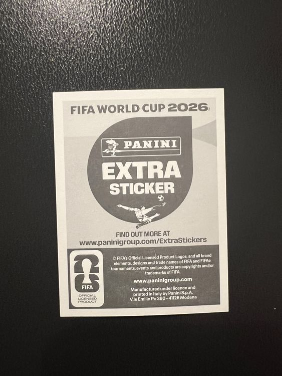 Panini WM 2026 Lamine Yamal Extra Sticker! REGULAR (Neu (gemäss ...