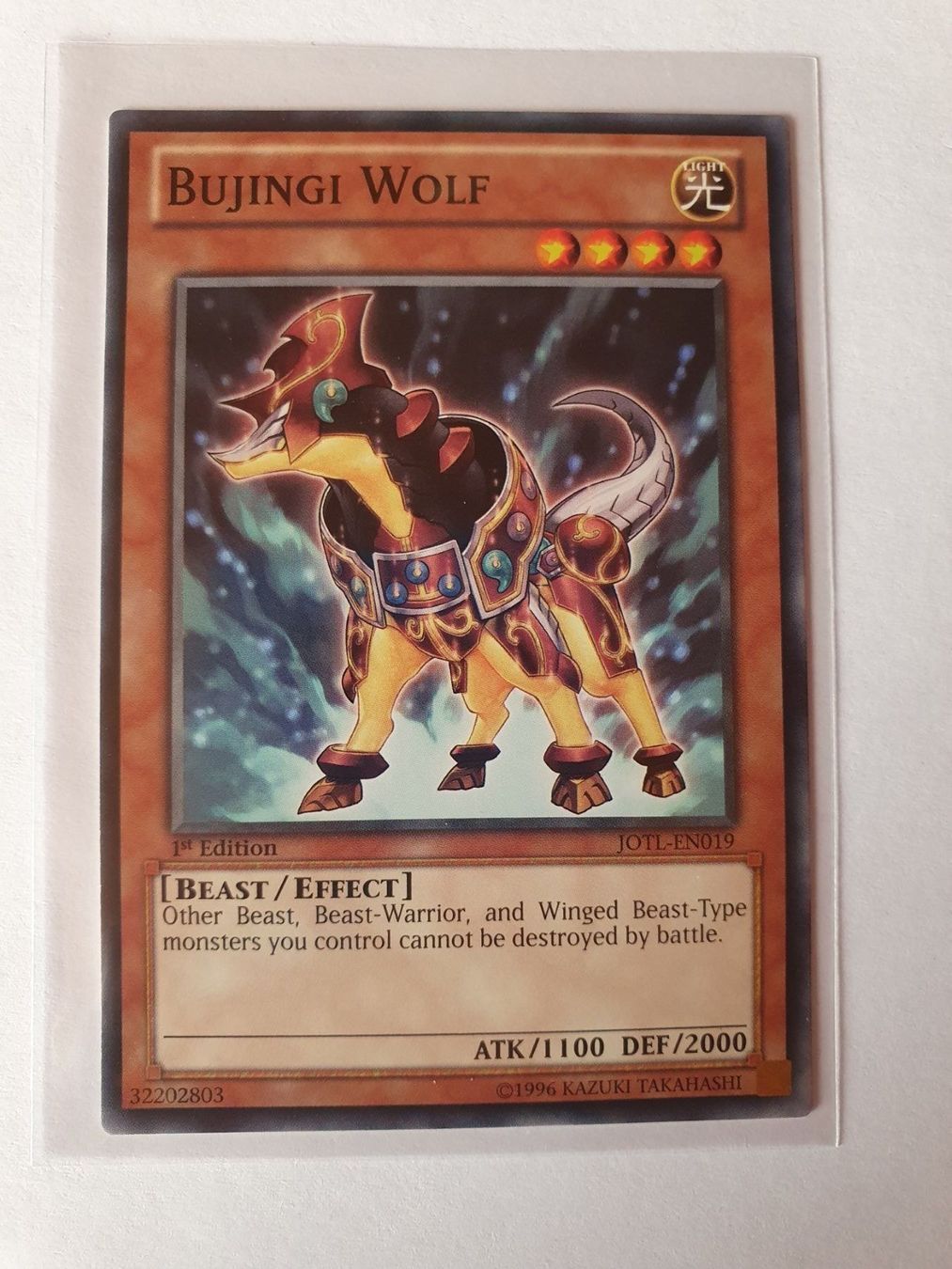 Yugioh Sammelbilder & Trading cards: Yugioh Bujingi Wolf first edition Card – Gebraucht aus Oberdorf BL von BaldenEagle