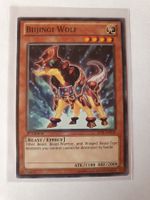 Yugioh Bujingi Wolf first edition Card