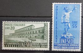 Italien Kat. 791-792 * 1950 Kat. 50 Euro