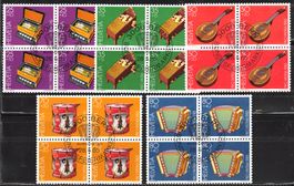1985   4 Block  Pro Patria   gestempelt   Ersttag