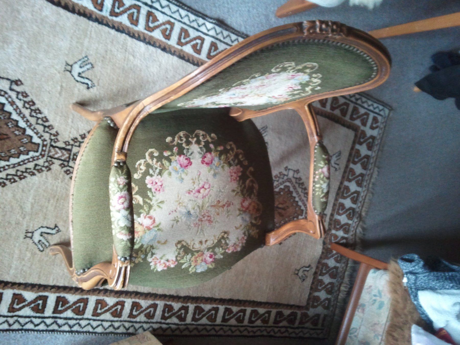 Sedie: Barockstuhl mit Armlehne. – Usato da Beatenberg venduto da fancy10 4