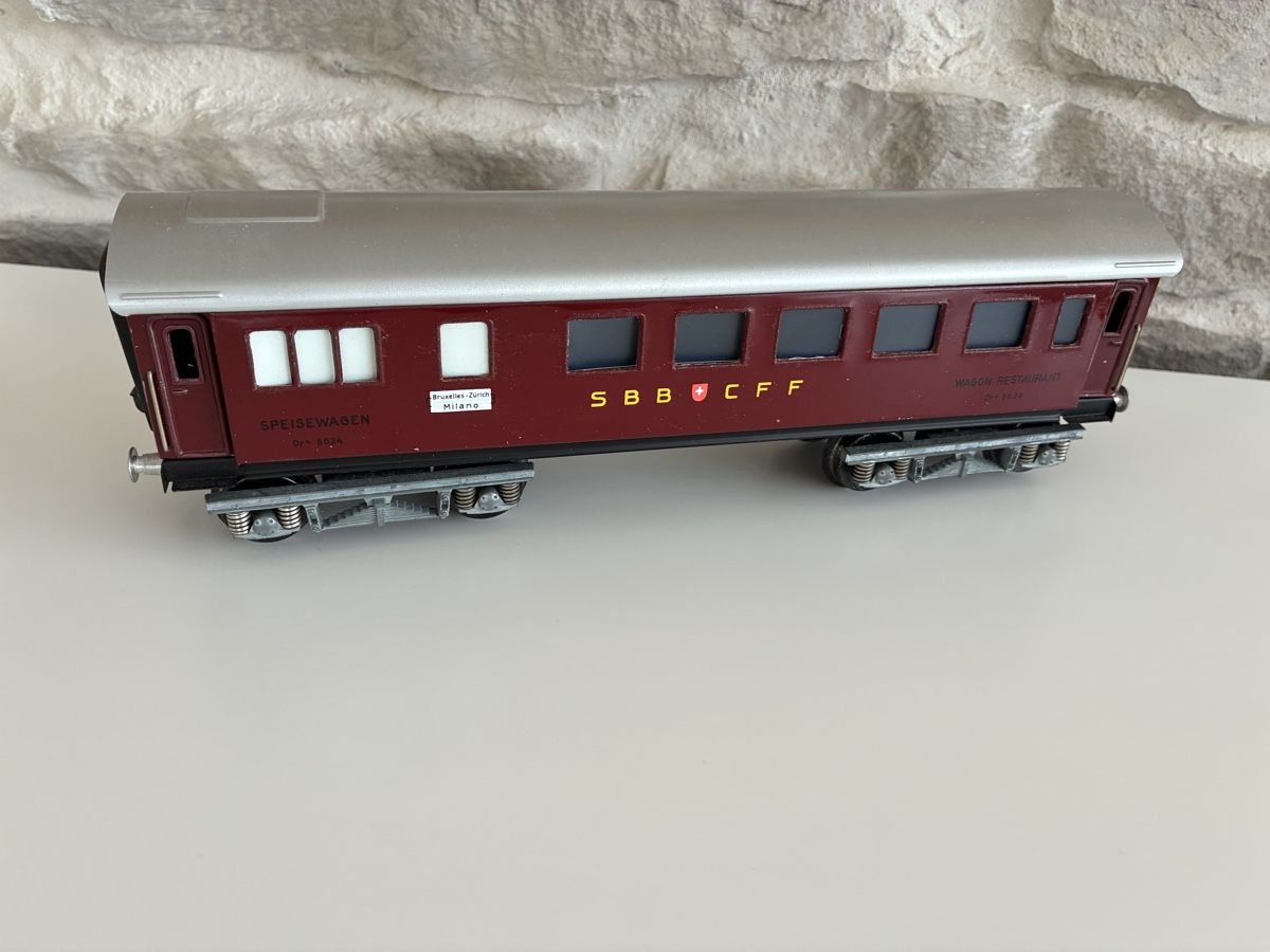 Buco Modellini di ferrovie: Speisewagen SBB CFF Milano – Usato da Buchs AG venduto da sasami01 1