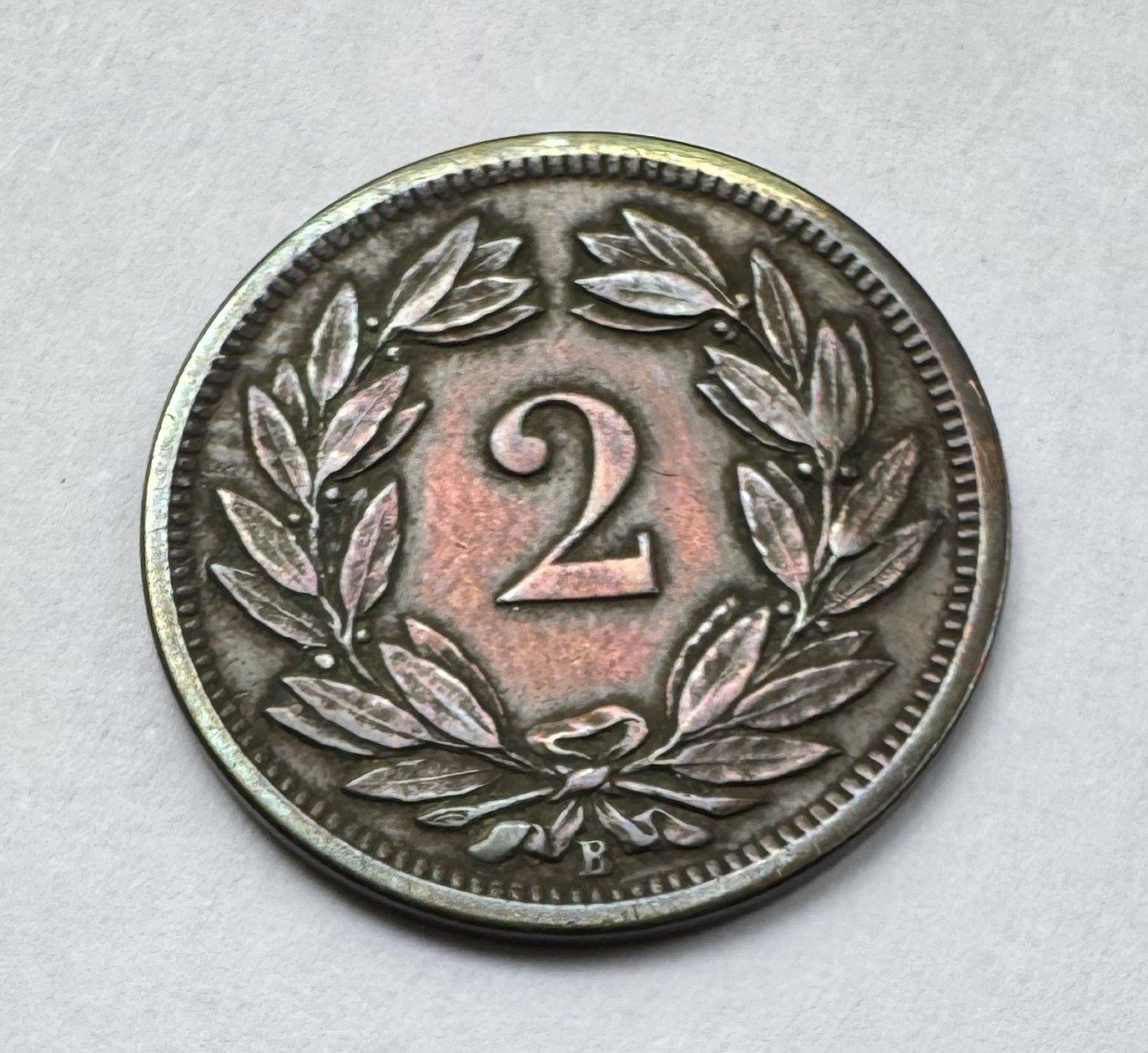 Tutti le monete: 1886 2 Rappen vz – Usato da Kirchberg SG venduto da Helveticus00 1