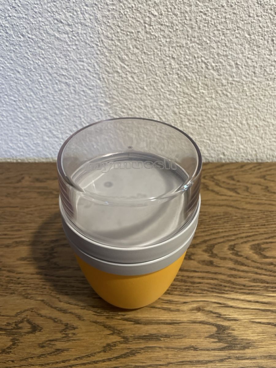 Contenitori & Simili: MyMuesli Becher gelb/grau – Nuovo (secondo la descrizione) da Lyss venduto da Vandy19