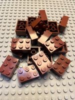 Lego 22x Stein dunkel rot