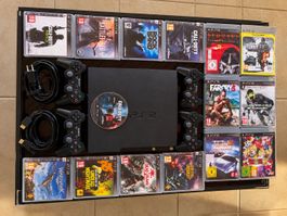 Sony PlayStation 3 Konsole mit Zubehör und 15 Spielen
