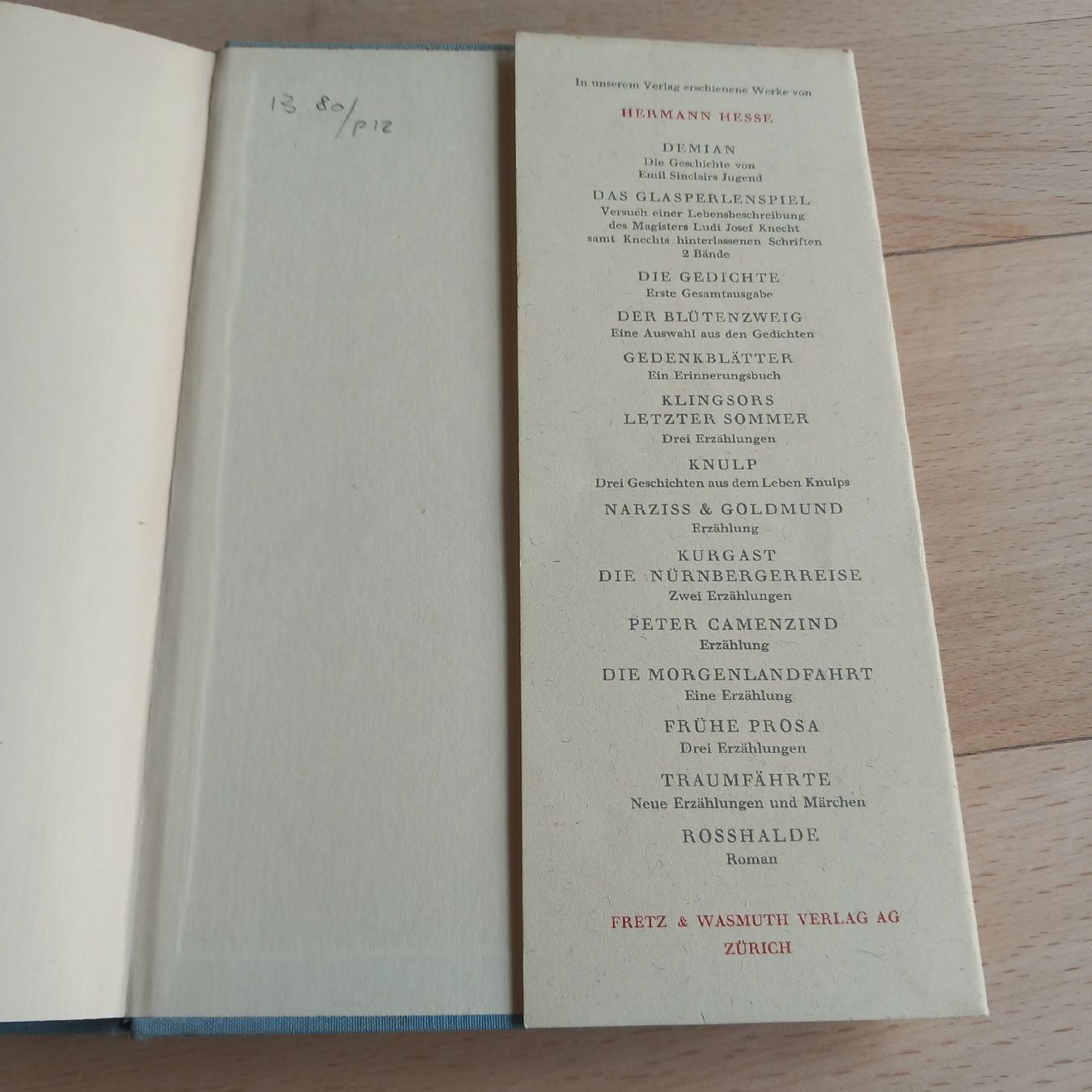 Libri: Hermann Hesse Siddhartha Eine indische Dichtung – Usato da Ebnat-Kappel venduto da blazzi 2