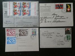 Tolles Lot Soldatenmarken auf Brief/Karten