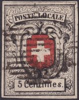 1851, NEUENBURG, Nr.11, breitrandig, Kat: 5'400.-, günstig !
