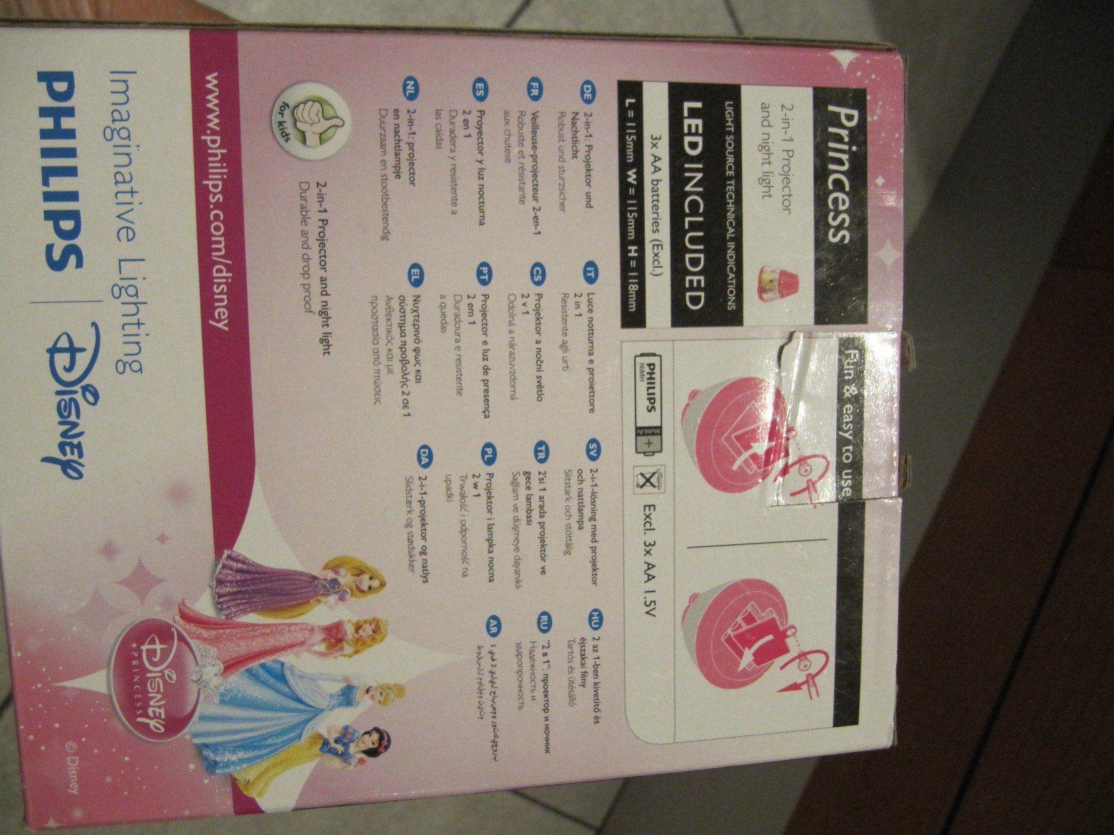 Philips Lampen: LED - Projektor Imaginative Disney les princesses - Philips – Gebraucht aus Arbedo von nadia1973 3