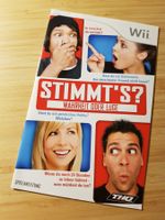 Spielanleitung Stimmt's? Wii