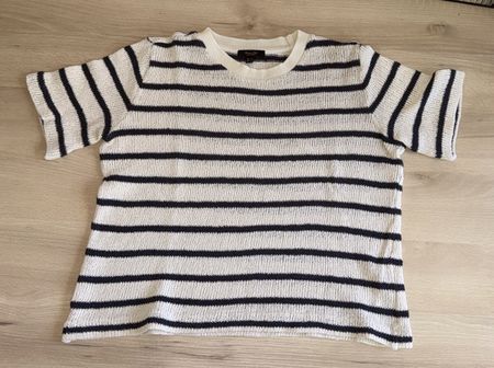 STRIPED KNIT TOP MASSIMO DUTTI S