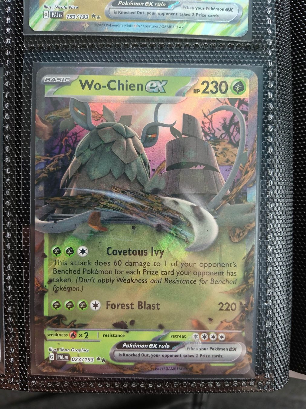 Pokémon Carte collezionabili: Wo-Chien ex – Usato da Altstätten SG venduto da GGsGameshop