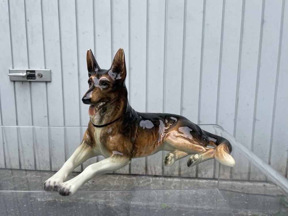 Krippenfigur Schäferhund 7,7cm - Zubehör Für Weihnachtskrippen 15-19cm Figuren
