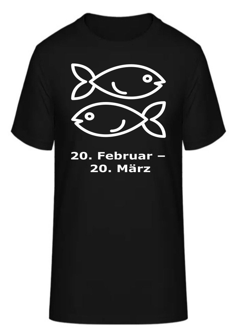 T-Shirts: T-Shirt Sternzeichen Fisch – Neu und originalverpackt aus Zürich von HarlacherIT