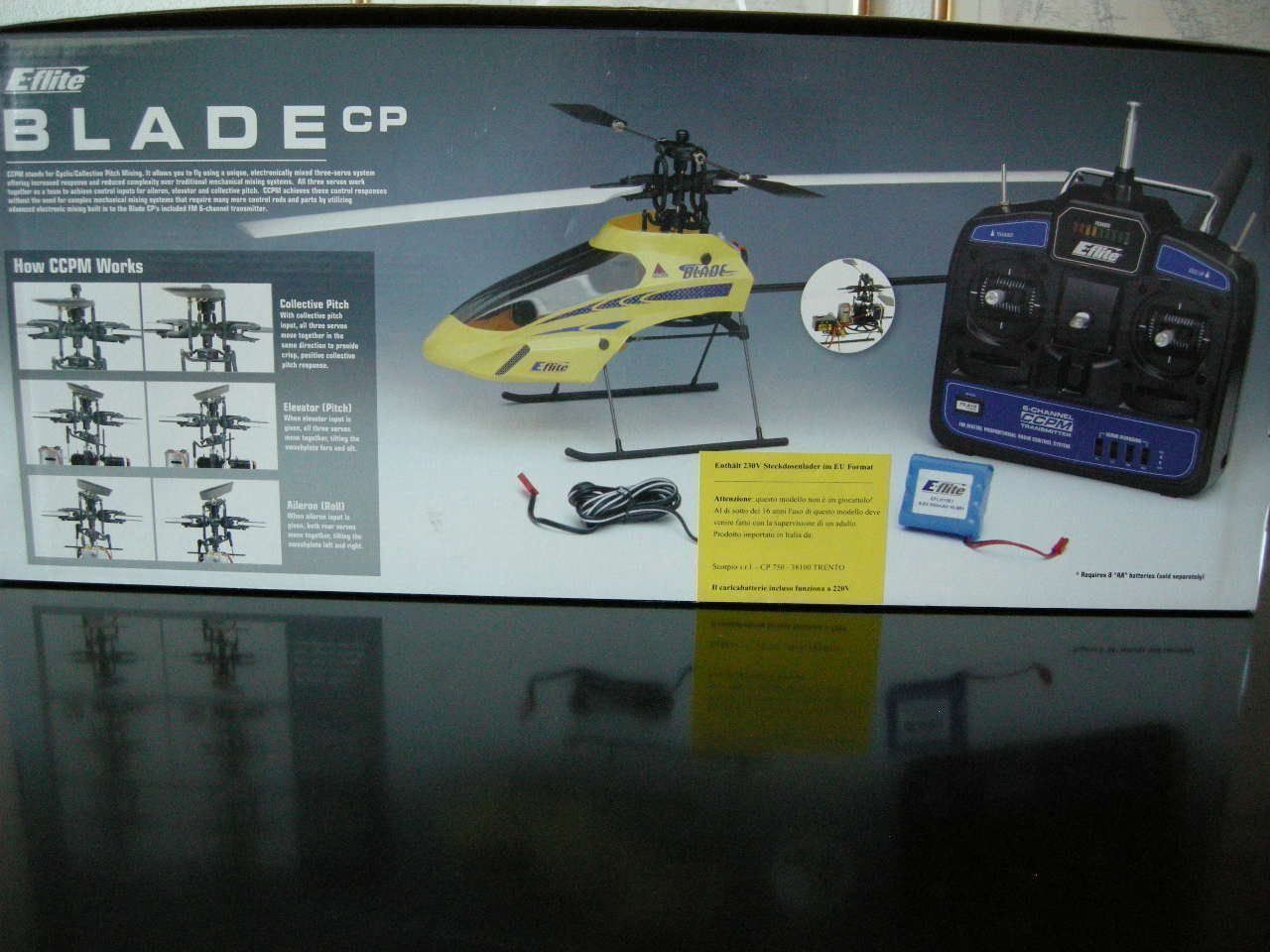 E-Flite Modellismo RC: Model Hubschrauber E-Flite Blade CP, NEU – Nuovo e nell'imballaggio originale da Dietikon venduto da Klopfer05 1