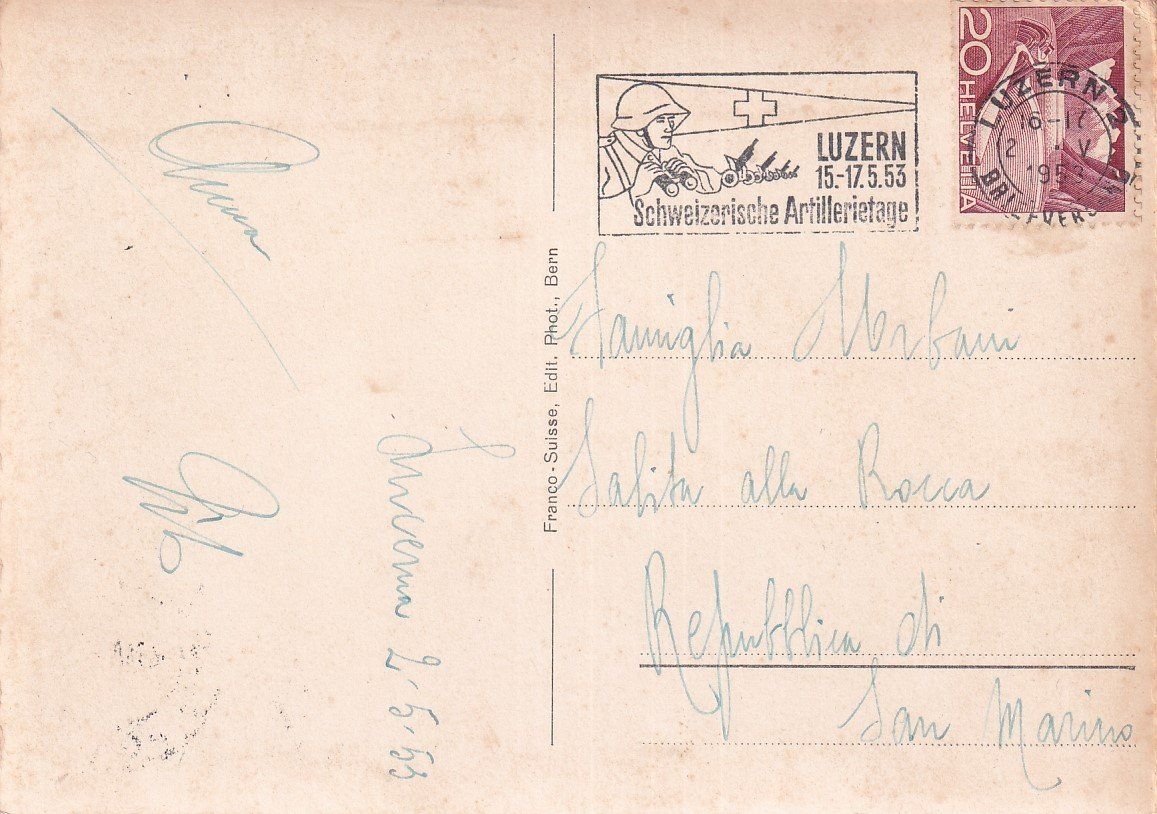 Cartoline postali: Madiswil   BE        um 1953 – Usato da Brig venduto da Valcards54 1