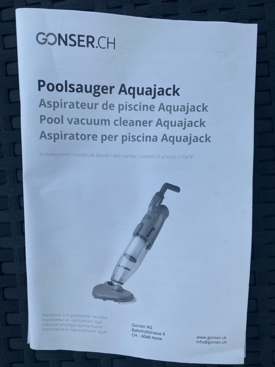 Accessori per Piscine: Poolsauger Aquajack – Usato da Wolfwil venduto da ISAsShop 2