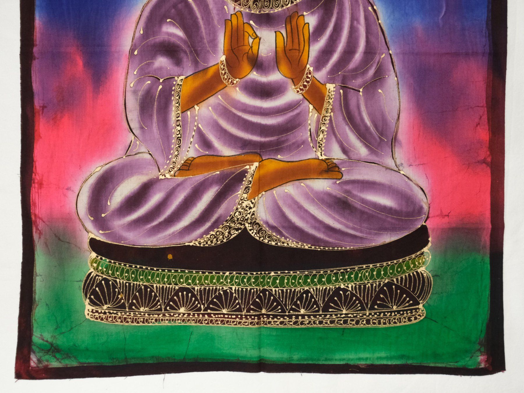 Foto & Immagini: Wandbehang Stoffbild Buddha indisch 79x58cm – Nuovo (secondo la descrizione) da Zürich venduto da Masala-Oase 2