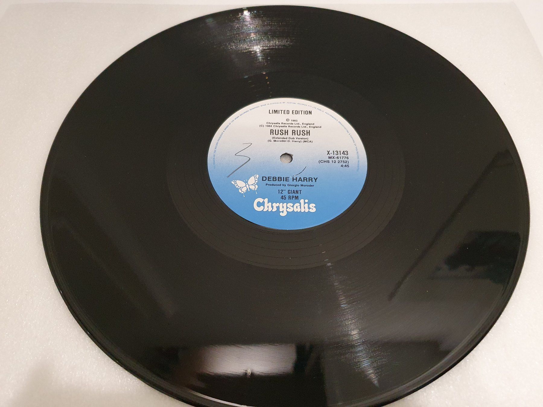 Dischi in vinile: Debbie Harry – Rush Rush (Single, Synth-pop, Disco) – Usato da Uster venduto da Vinyl-Leidenschaft 7