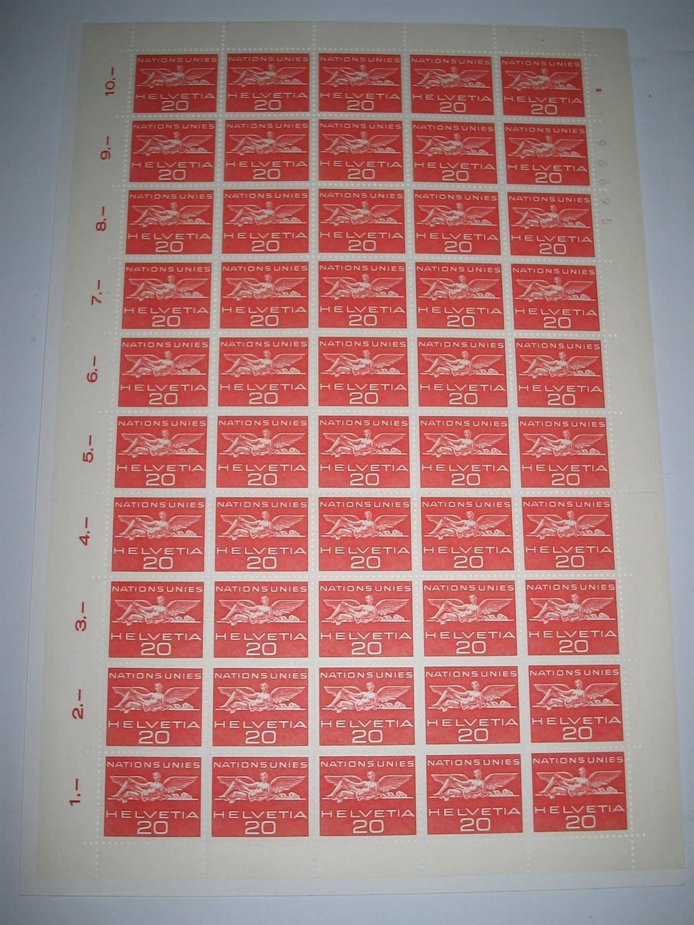 Bogenschiessen: 1955 D VII Nr. 24 je 1 Bogen **/O – Gebraucht aus Winterthur von Kyoung 2