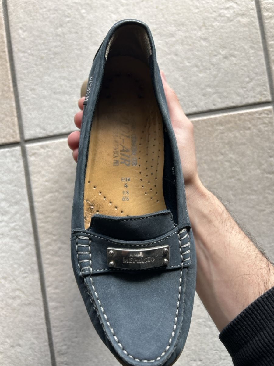 Mephisto Damenschuhe: Mocassins en cuir bleu – Gebraucht aus Yverdon-les-Bains von Little_M0nster 3